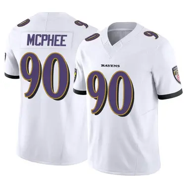 Pernell McPhee Baltimore Ravens Women's Black Name & Number Logo Slim Fit  Long Sleeve T-Shirt 