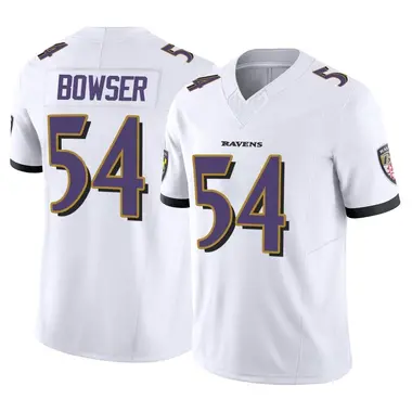 Limited Men's Tyus Bowser White Road Jersey - #54 Football