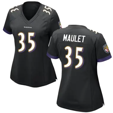 Arthur Maulet Men's Nike Purple Baltimore Ravens Speed Machine Custom Elite Jersey