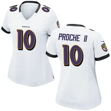 Top-selling Item] Baltimore Ravens James Proche 3 White Vapor Limited 3D  Unisex Jersey