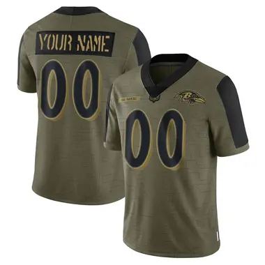 Lids Lamar Jackson Baltimore Ravens Nike Youth 2022 Salute To Service  Player Limited Jersey - Olive